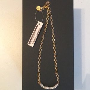 BNWT Fabulina Grey Gemstone Necklace